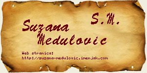 Suzana Medulović vizit kartica